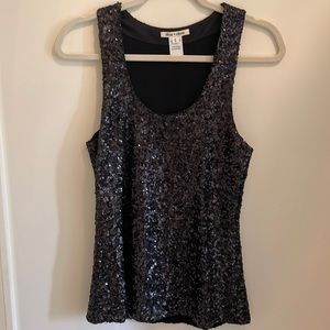 Alice + Olivia sequin top